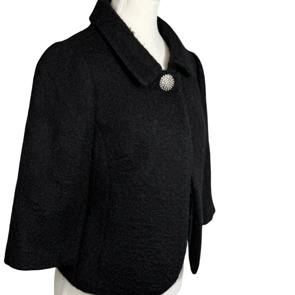 Anthropologie Tabitha Elegant Black Cropped Jacket - Picture 6 of 7